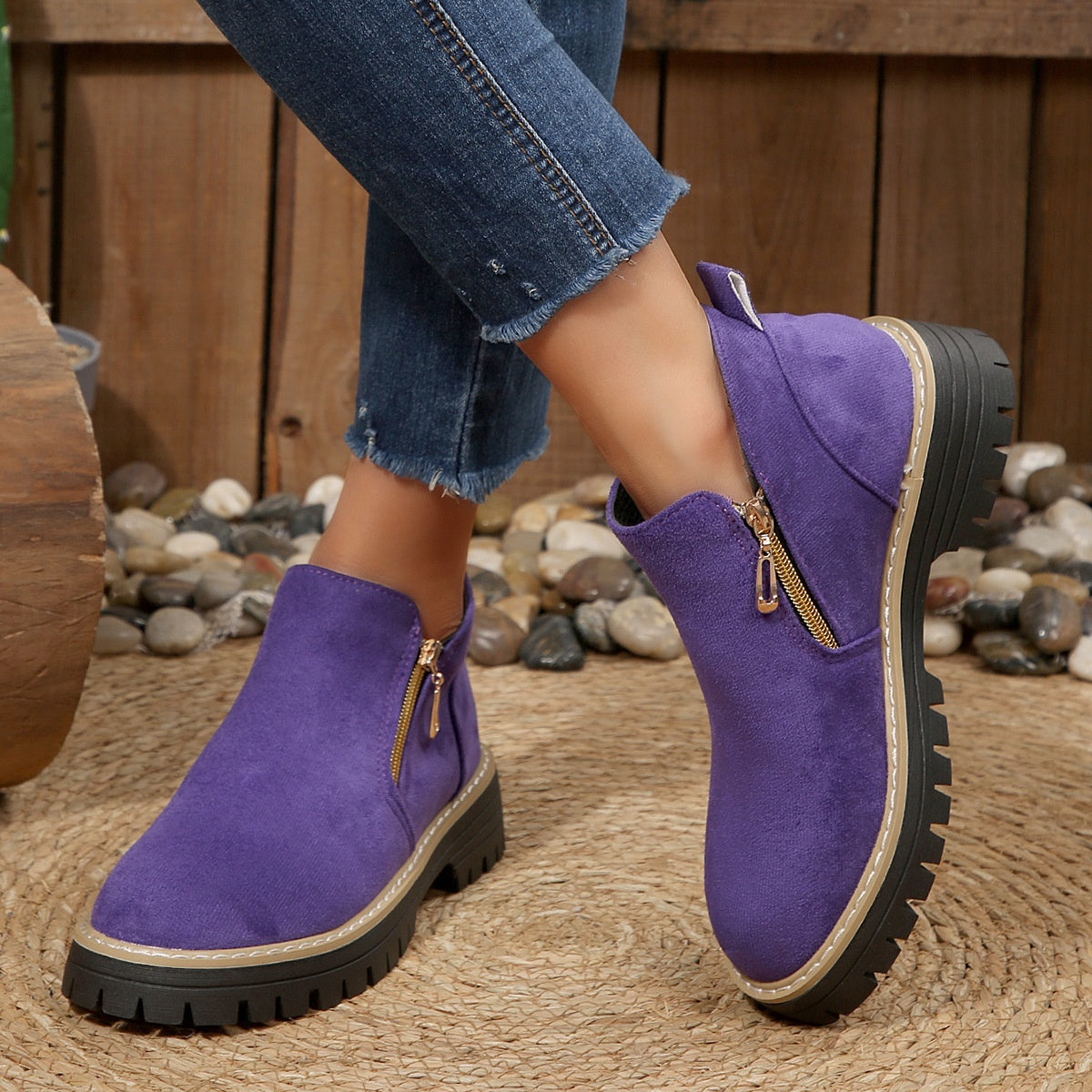 Bottines à Talon Chunky